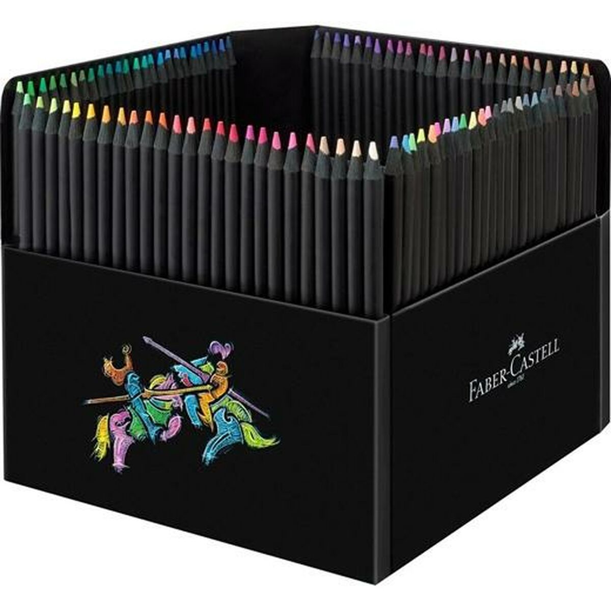 Bleistifte Set Faber-Castell Black Edition 100 Stücke Bunt