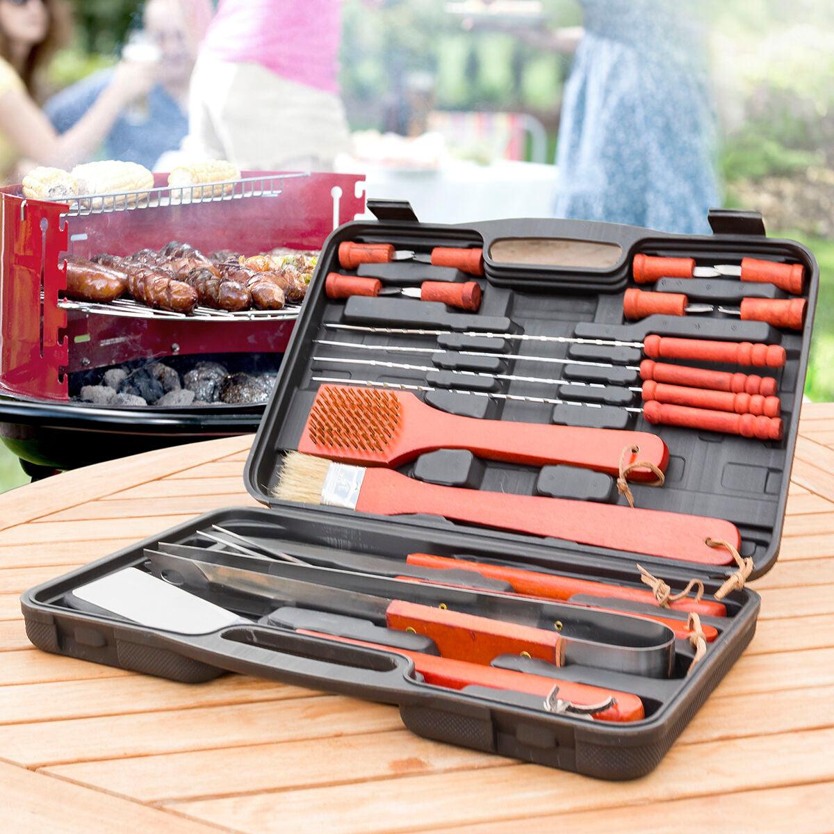 Barbecue Case Barbecase InnovaGoods 18 Pieces - Sterilamo