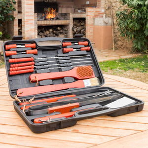 Barbecue Case Barbecase InnovaGoods 18 Pieces - Sterilamo