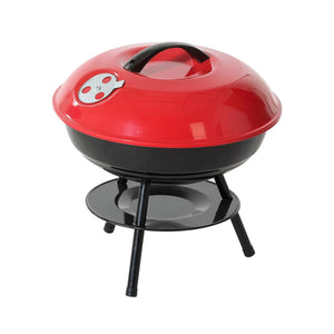 Barbecue Portable Red/Black 35,5 x 37 cm - Sterilamo