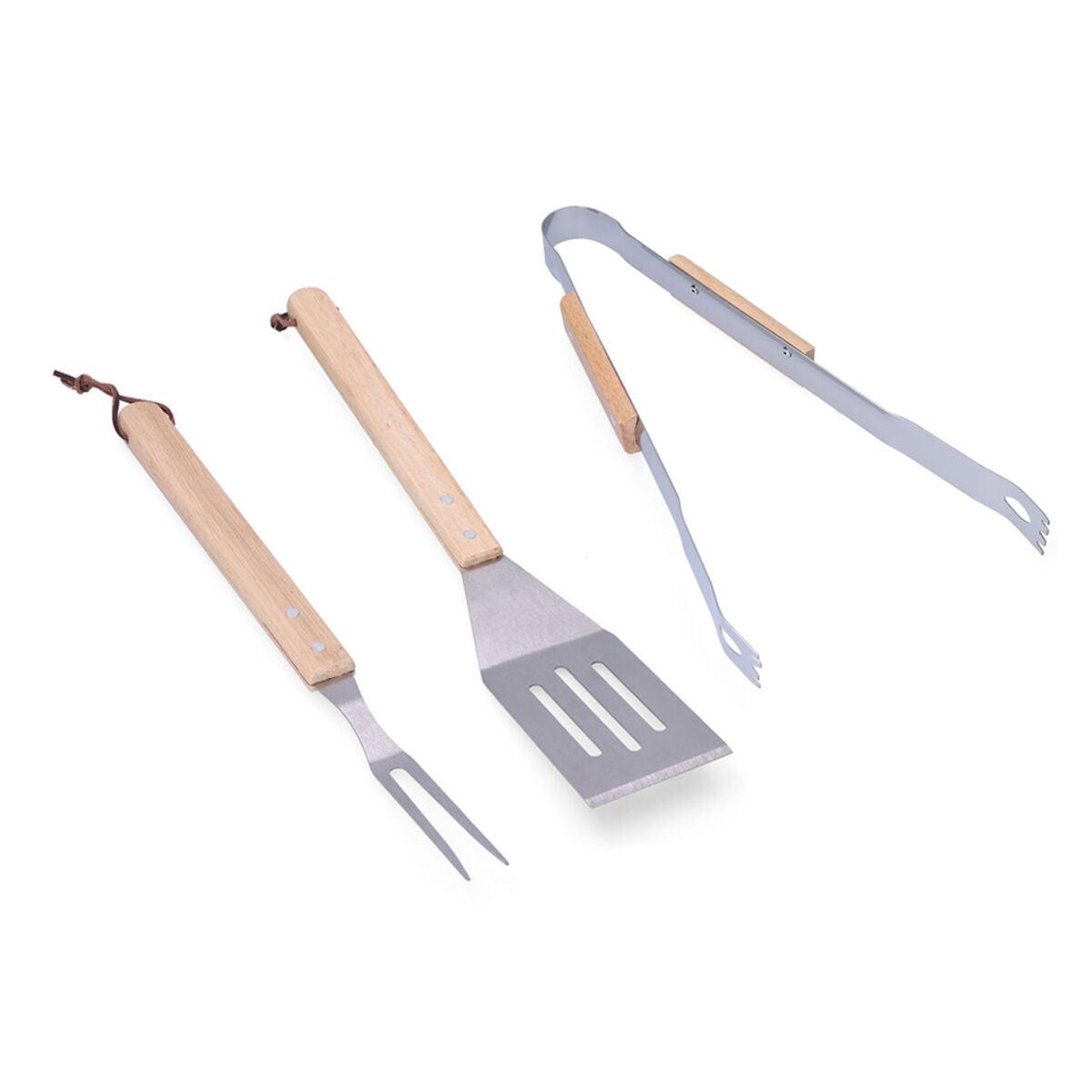 Barbecue utensils EDM 5,5 x 25 cm / 39 cm / 35 cm - Sterilamo