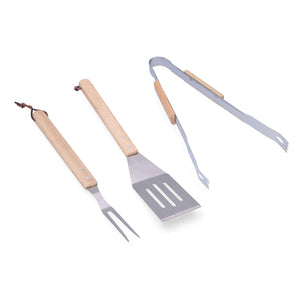 Barbecue utensils EDM 5,5 x 25 cm / 39 cm / 35 cm - Sterilamo