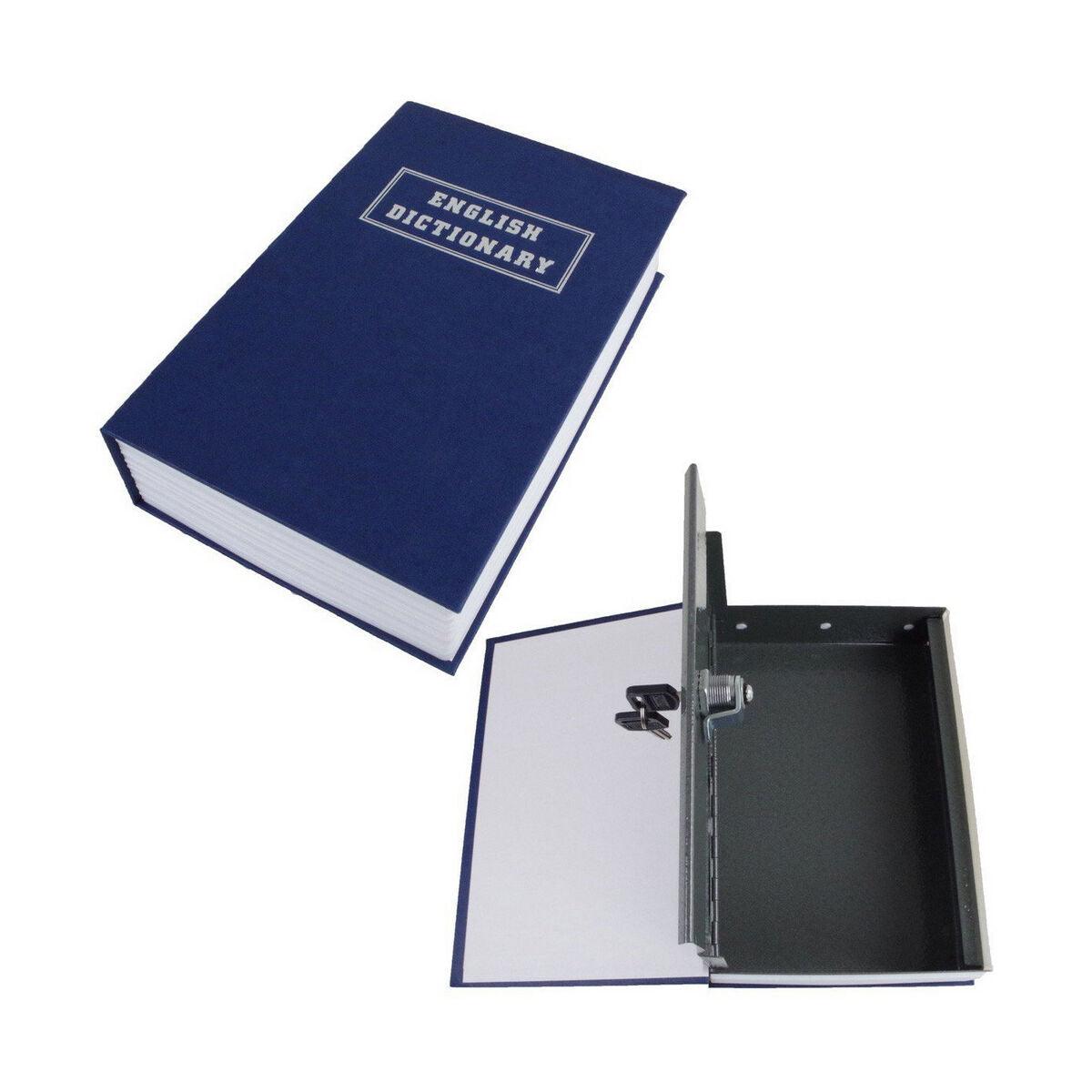 Book-shaped safe Bensontools 24 x 15,5 x 5,5 cm Black Steel - Sterilamo