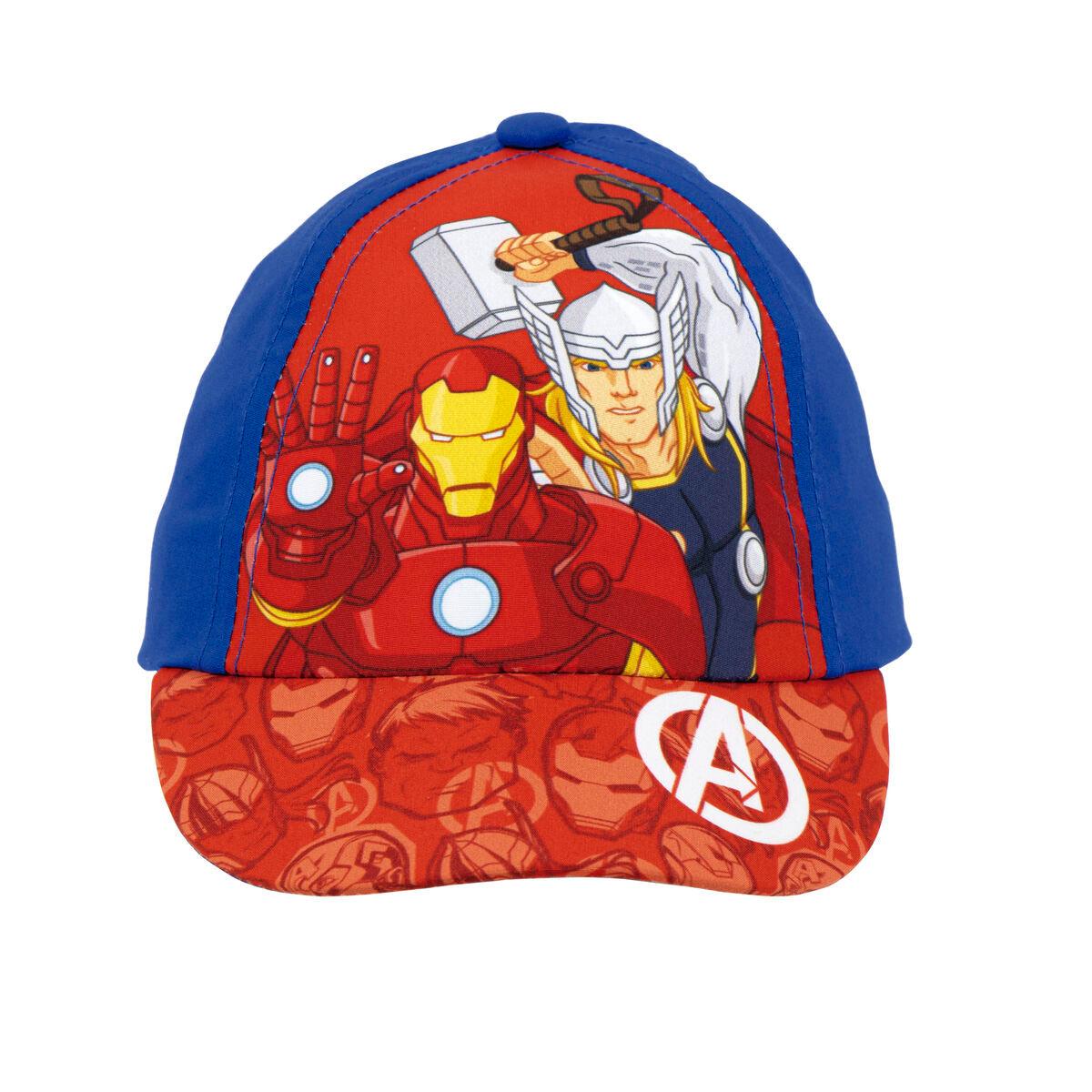 Child Cap The Avengers Infinity 44-46 cm Red Black - Sterilamo