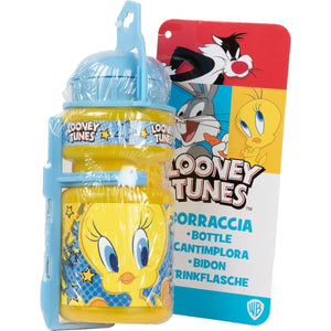 Children's Bike Bottle Looney Tunes CZ10968 Yellow 350 ml - Sterilamo