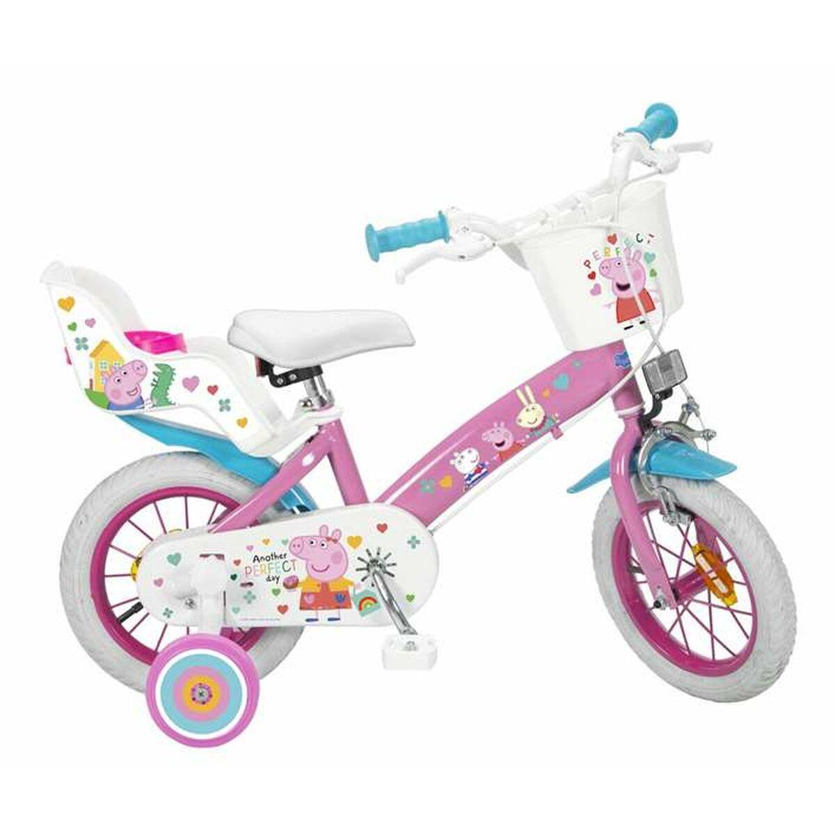 Children's Bike Toimsa Peppa Pig Pink 12" - Sterilamo