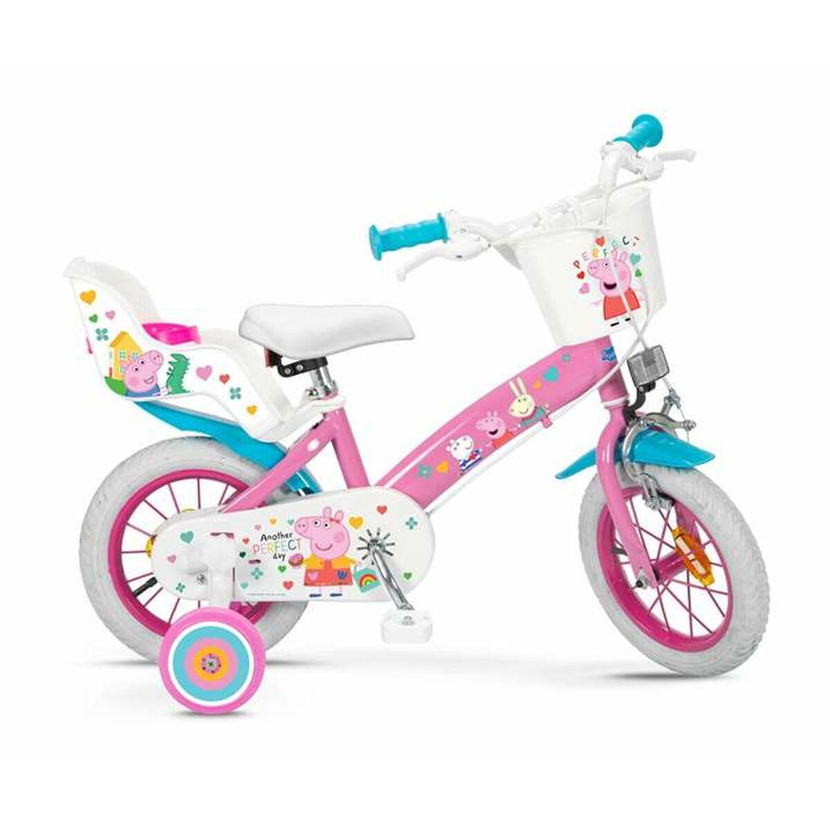 Children's Bike Toimsa Peppa Pig Pink 12" - Sterilamo