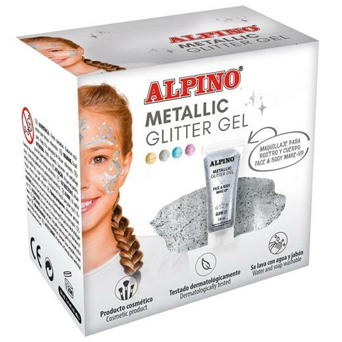 Children's Makeup Alpino Glitter Gel 6 Pieces - Sterilamo