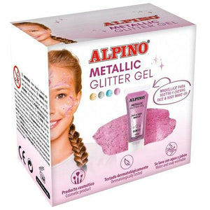 Children's Makeup Alpino Glitter Gel 6 Pieces - Sterilamo