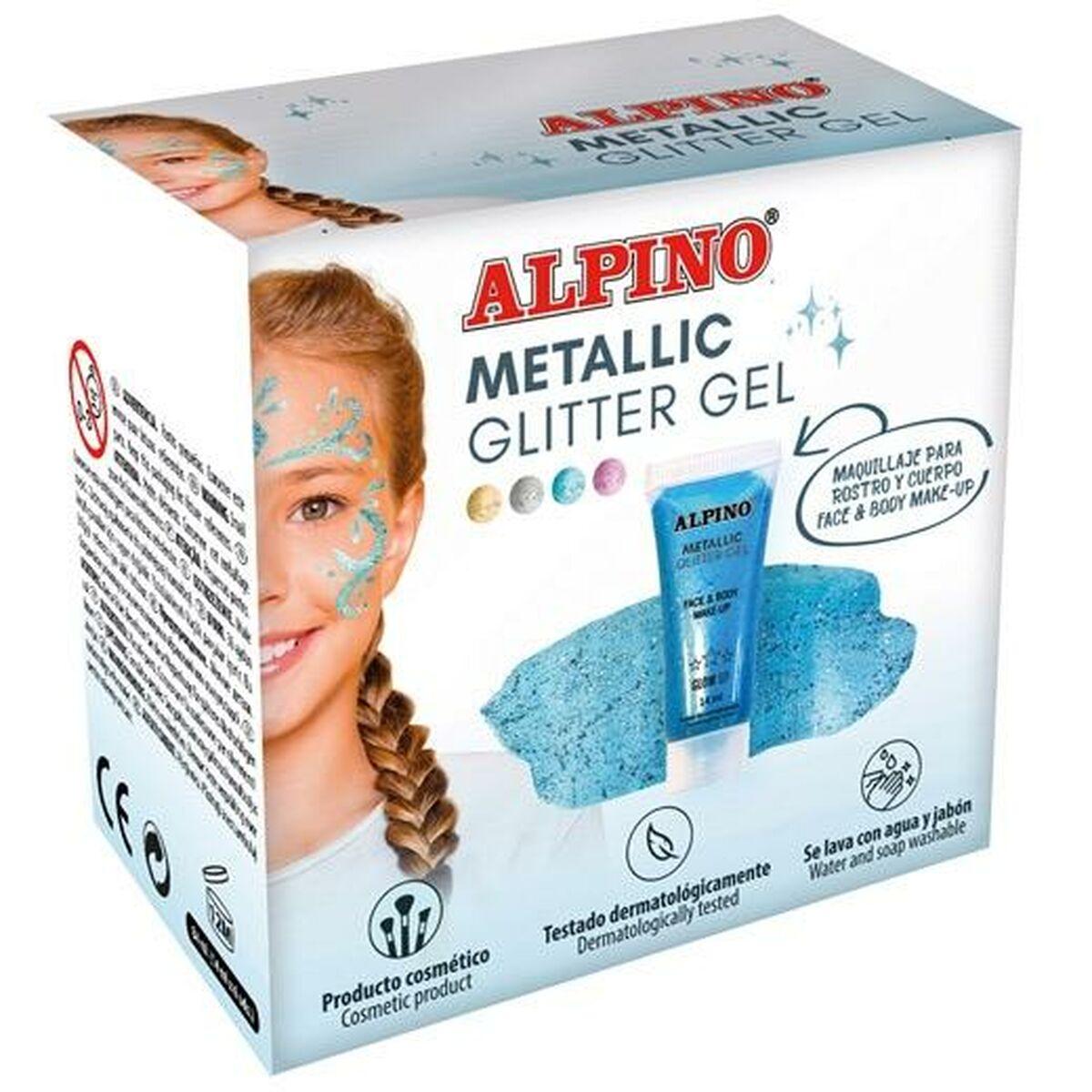 Children's Makeup Alpino Glitter Gel 6 Pieces - Sterilamo