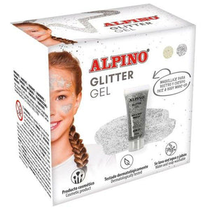 Children's Makeup Alpino Transparent Glitter Gel 6 Pieces - Sterilamo