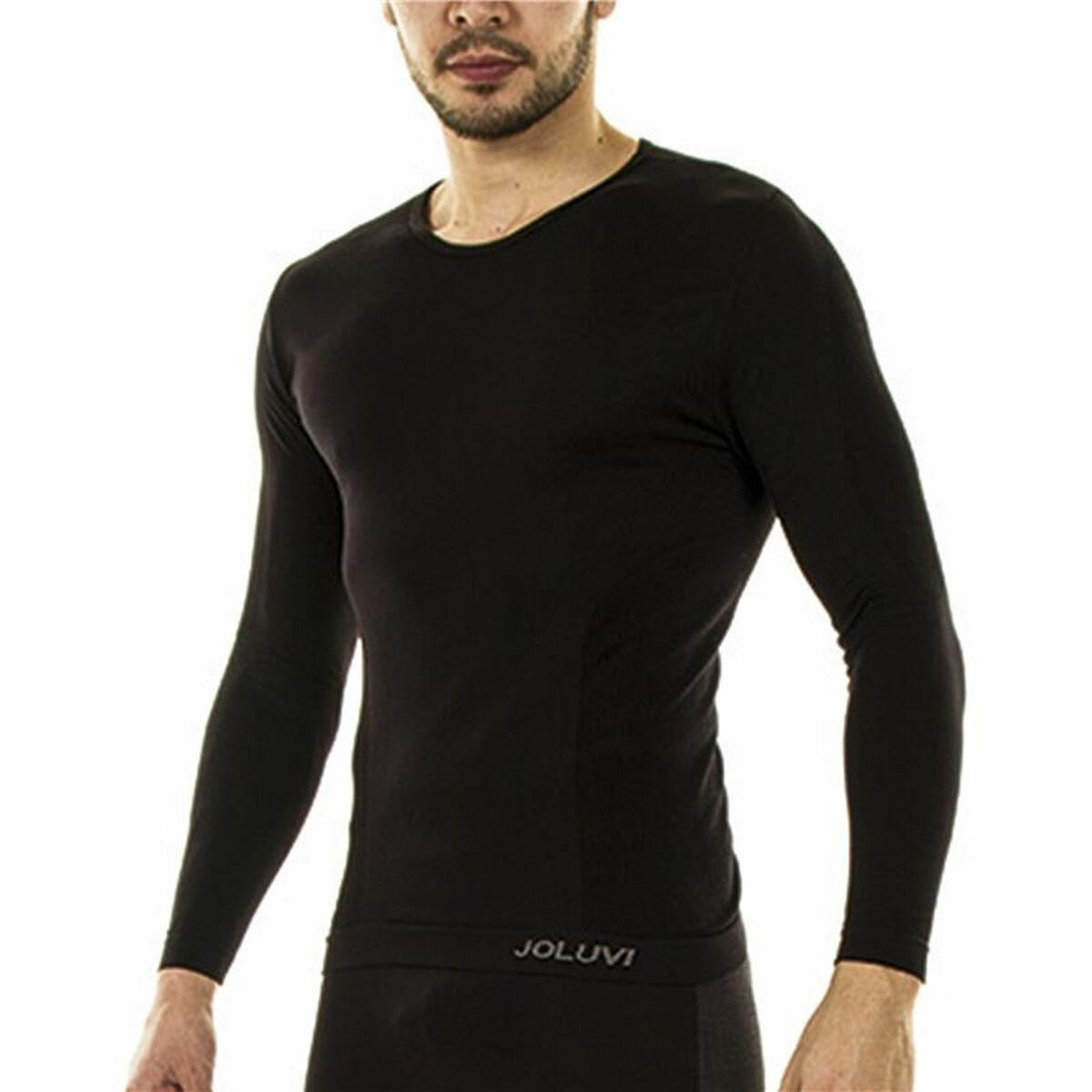 Children's Thermal T-shirt Joluvi Performance Black - Sterilamo