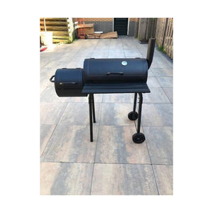 Coal Barbecue with Cover and Wheels Black (112 x 63 x 112 cm) - Sterilamo