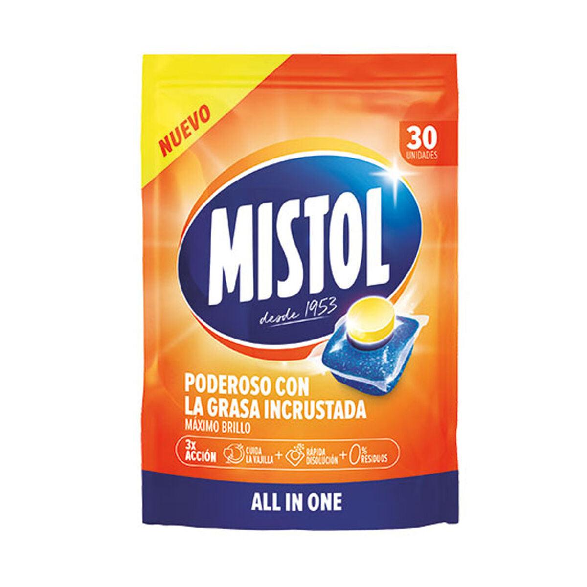 Dishwasher lozenges Mistol (30 Units) - Sterilamo