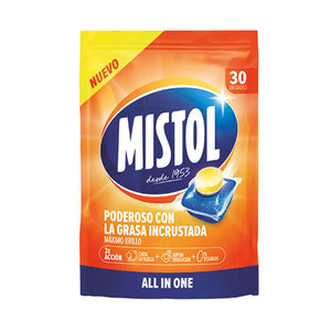 Dishwasher lozenges Mistol (30 Units) - Sterilamo