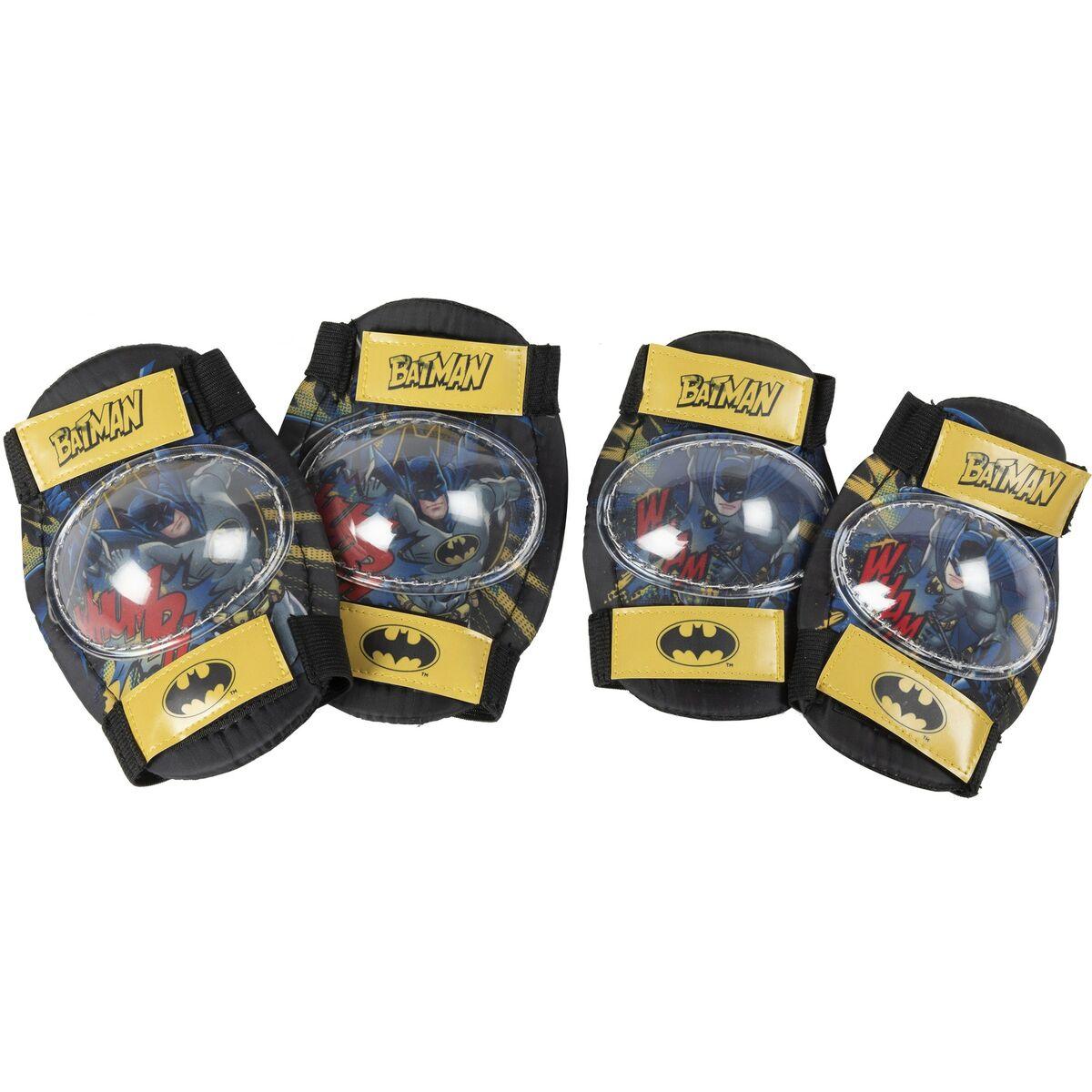 Elbow and Knee Pad Kit Batman CZ10957 Black/Yellow - Sterilamo