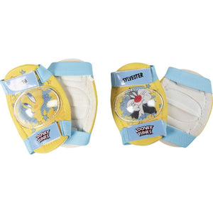 Elbow and Knee Pad Kit Looney Tunes CZ10956 Yellow - Sterilamo