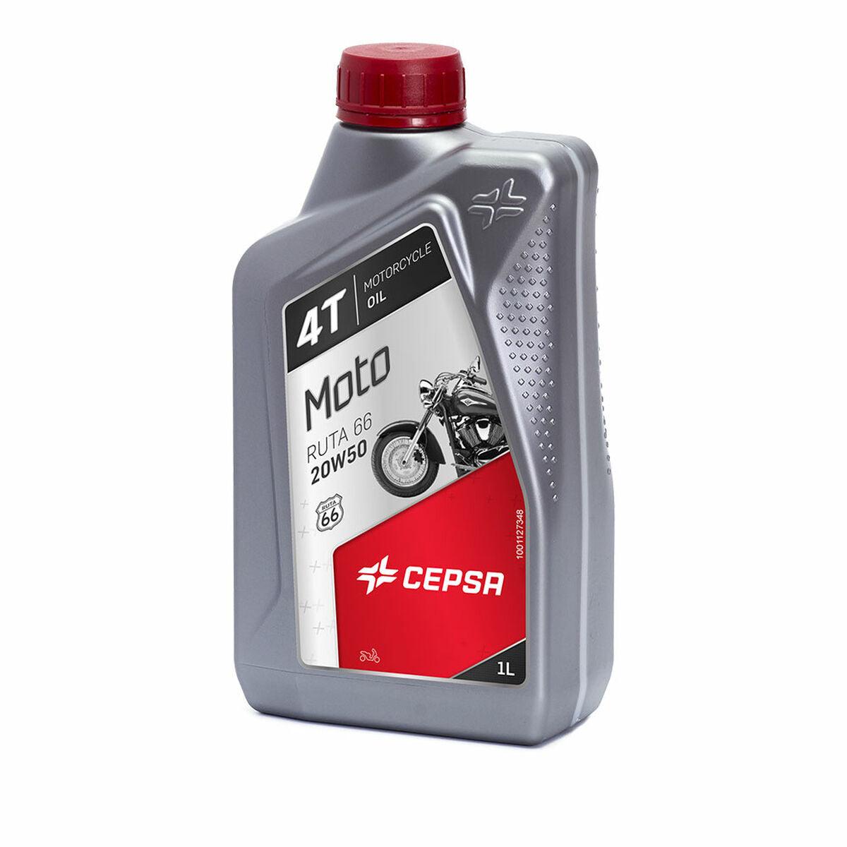 Engine Lubricating Oil Cepsa Route 66 1 L Motorcycle - Sterilamo