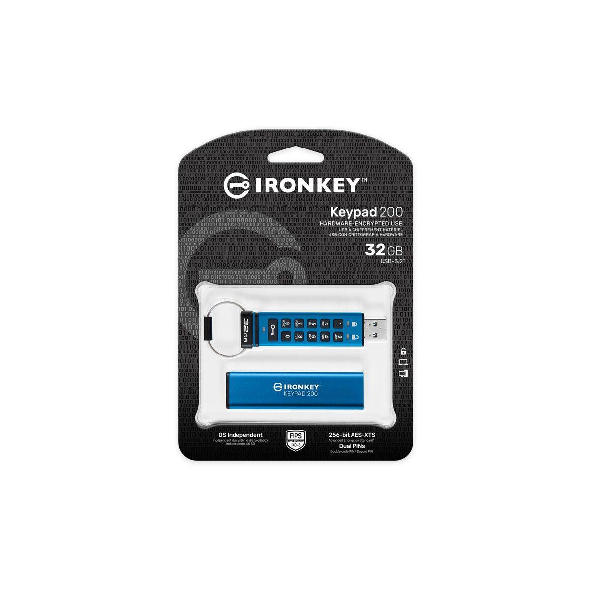 Flash Memory Kingston IKKP200/32GB Blue 32 GB - Sterilamo