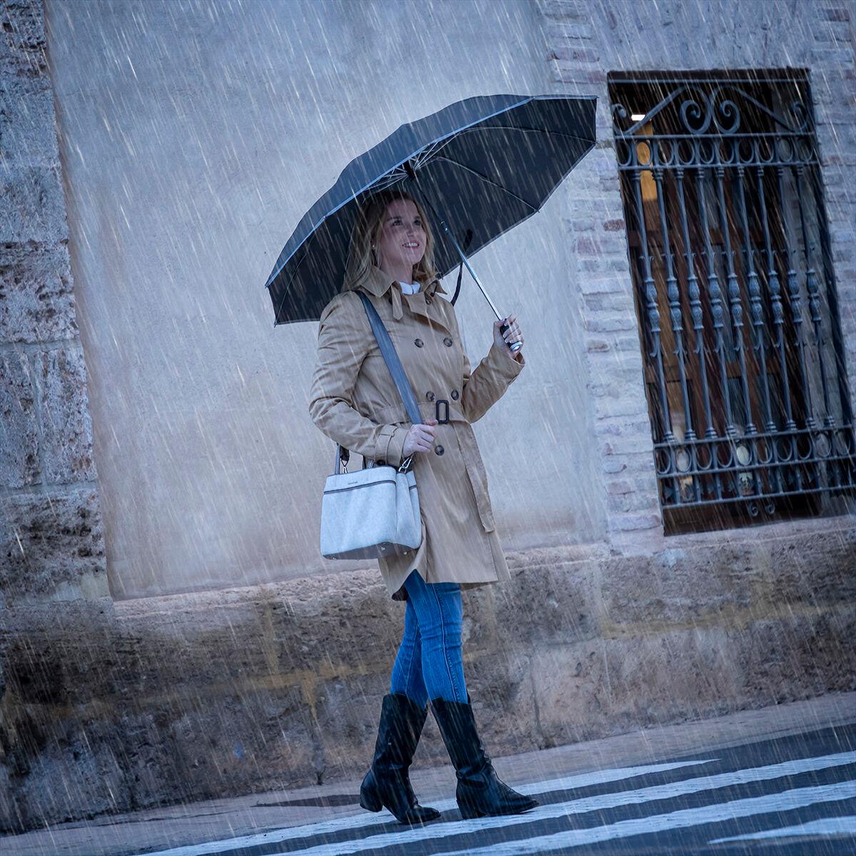 Folding Inverted Umbrella with LED Folbrella InnovaGoods - Sterilamo