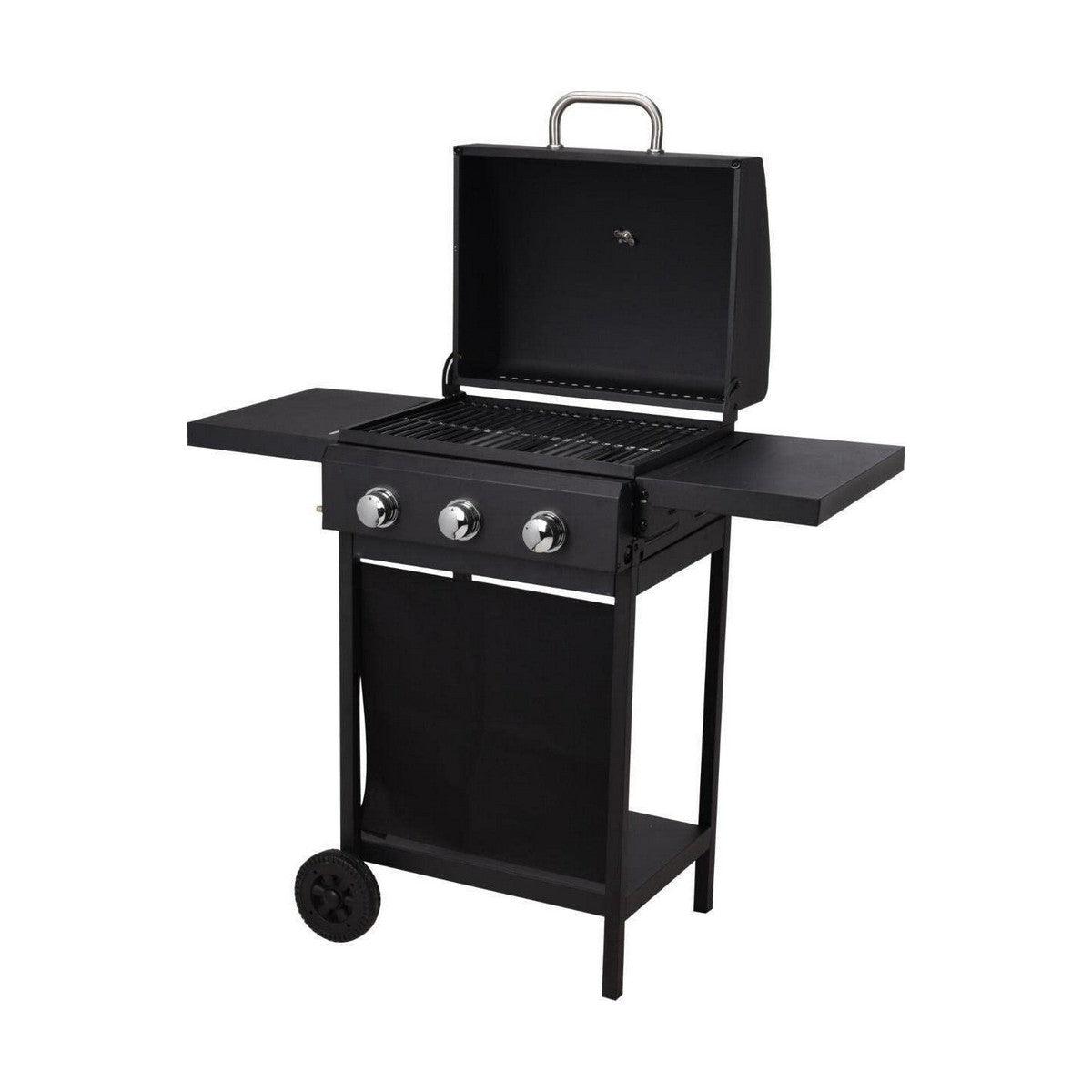 Gas Barbecue Vaggan 139 x 56,5 x 106 cm Black - Sterilamo