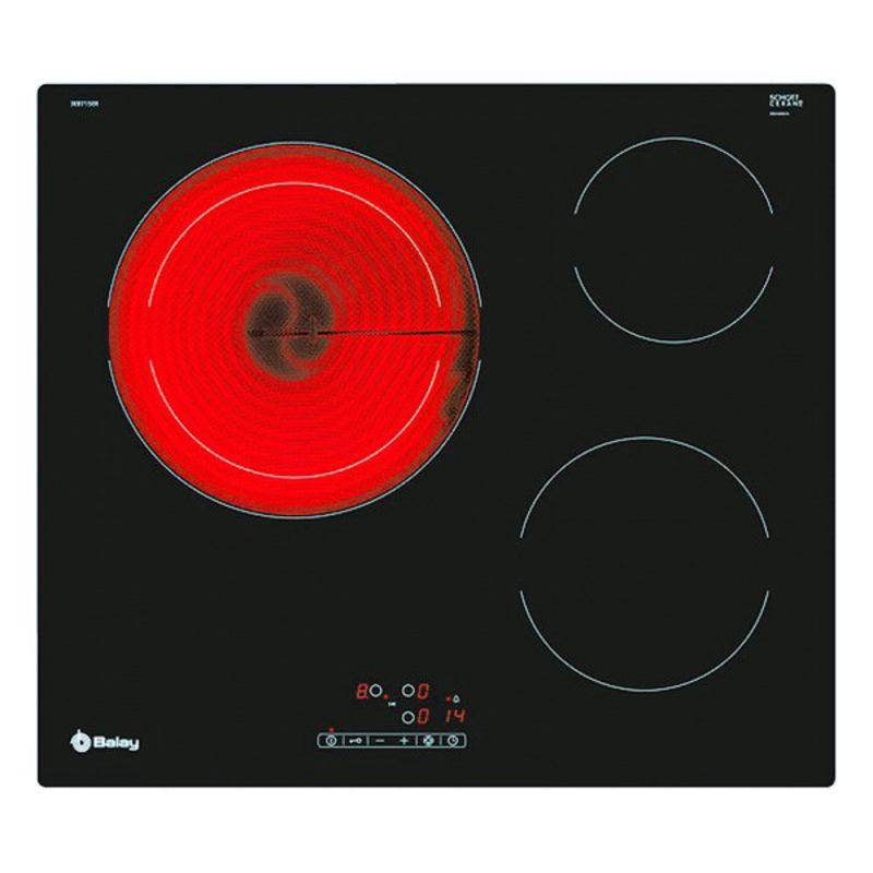 Glass-Ceramic Hob Balay 3EB715ER 3F 5700W 60cm Black - Sterilamo