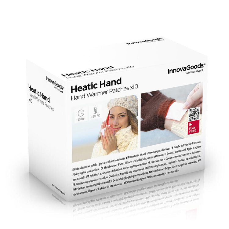 Hand-warming Patches Heatic Hand InnovaGoods (Pack of 10) - Sterilamo