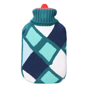 Hot Water Bottle EDM Blue Wool (2 L) - Sterilamo