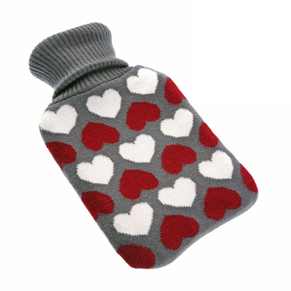 Hot Water Bottle Versa Hearts Rubber - Sterilamo