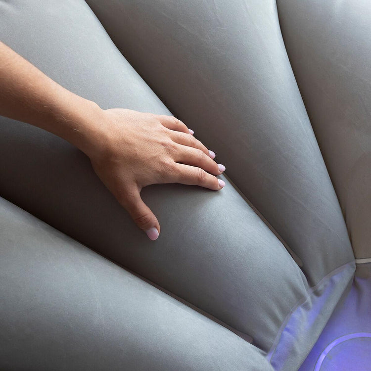 Inflatable Armchair with Multicoloured LED and Remote Control Chight InnovaGoods - Sterilamo