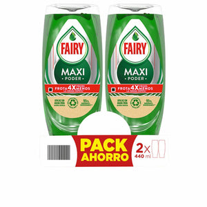 Manual liquid dishwasher Fairy Maxi Poder 2 x 440 ml - Sterilamo