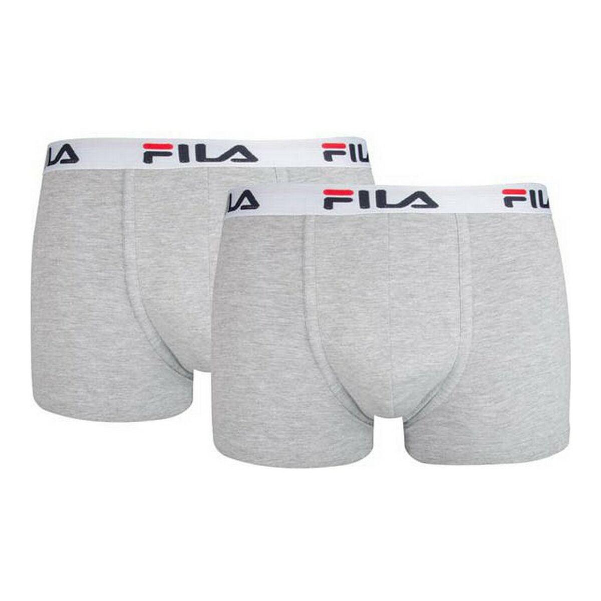 Men's Boxer Shorts Fila Sportswear Grey - Sterilamo