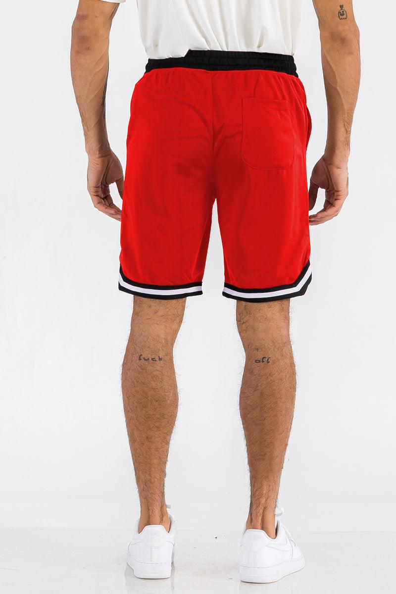 Mens Striped Basketball Active Jordan Shorts - Sterilamo