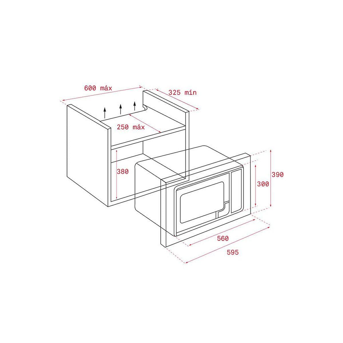 Microwave Teka ML 8200 BIS White 20 L 700 W - Sterilamo