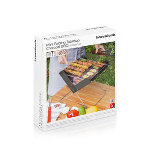 Mini Folding Portable Barbecue for Charcoal Foldecue InnovaGoods - Sterilamo