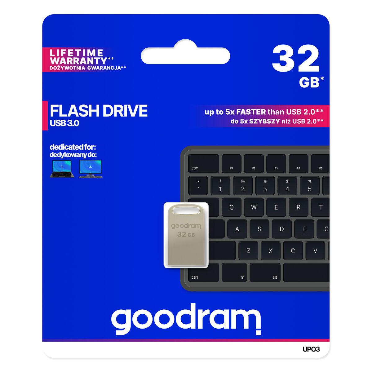 Pendrive GoodRam Executive USB 3.0 Silver 32 GB - Sterilamo