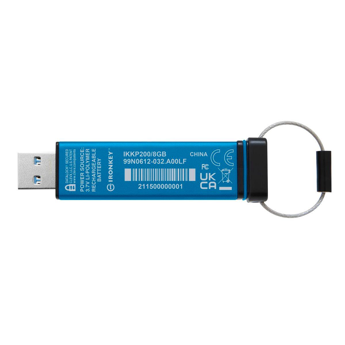 Pendrive Kingston IKKP200/8GB Blue 8 GB - Sterilamo