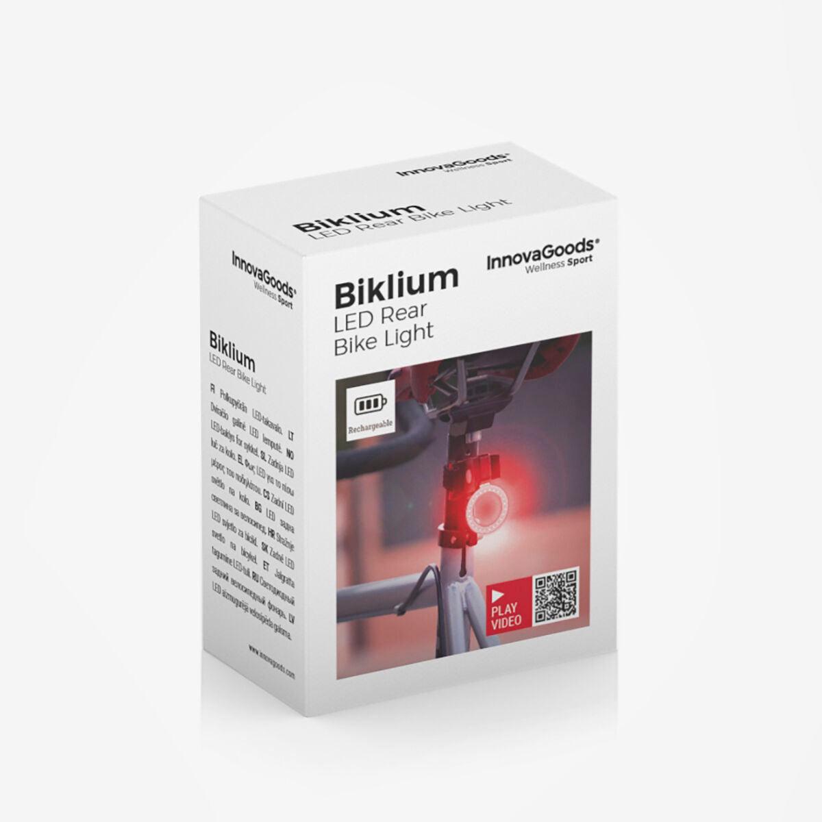 Rear LED light for Bike Biklium InnovaGoods - Sterilamo