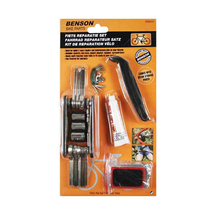 Repair kit Bensontools Bicycle 9 Pieces - Sterilamo