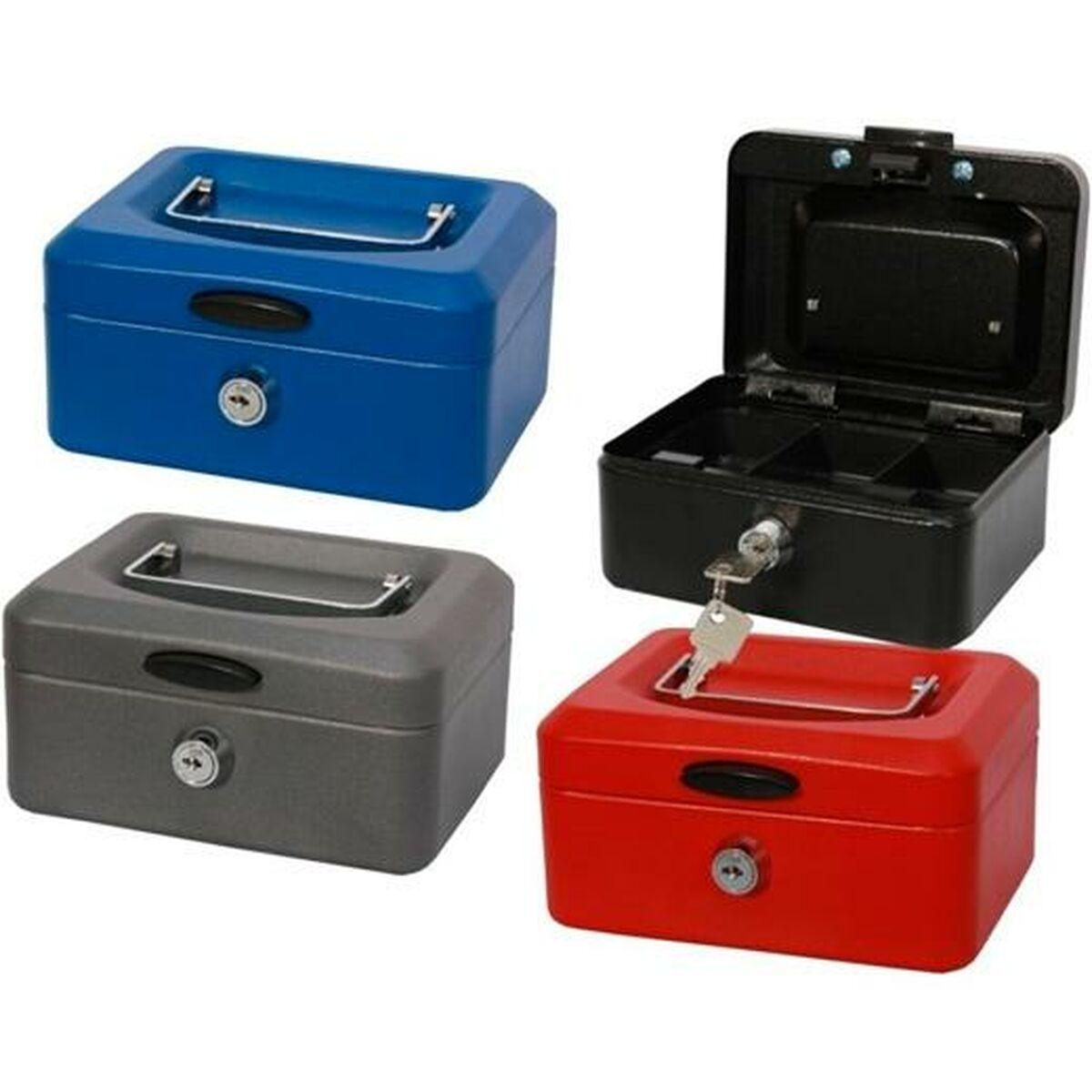 Safe-deposit box Bismark 15 x 8 x 11 cm Metal Multicolour - Sterilamo