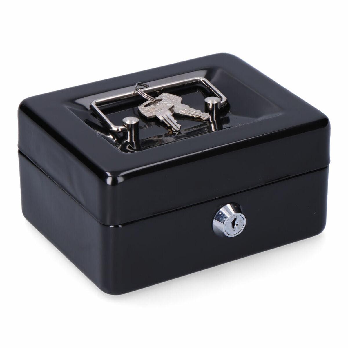 Safe-deposit box Micel CFC09 M13393 15,2 x 11,8 x 8 cm Black Steel - Sterilamo
