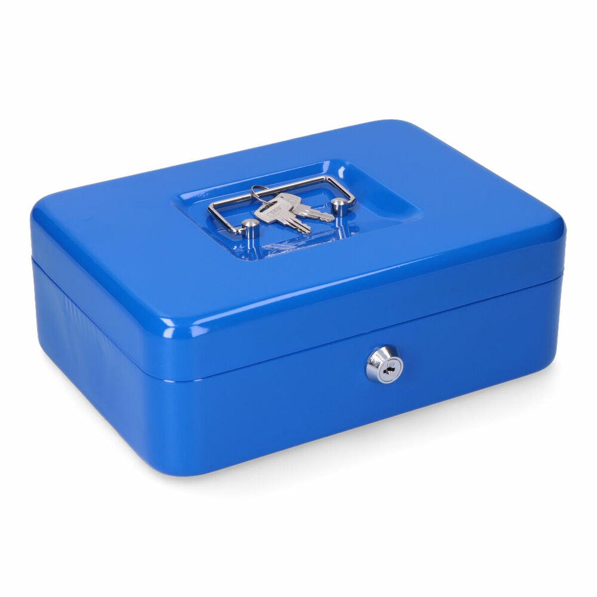 Safe-deposit box Micel CFC09 M13397 Blue Steel 25 x 18 x 9 cm - Sterilamo