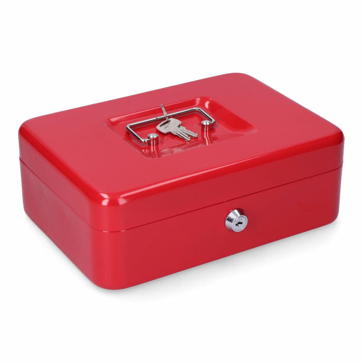Safe-deposit box Micel CFC09 M13398 Red Steel 25 x 18 x 9 cm - Sterilamo