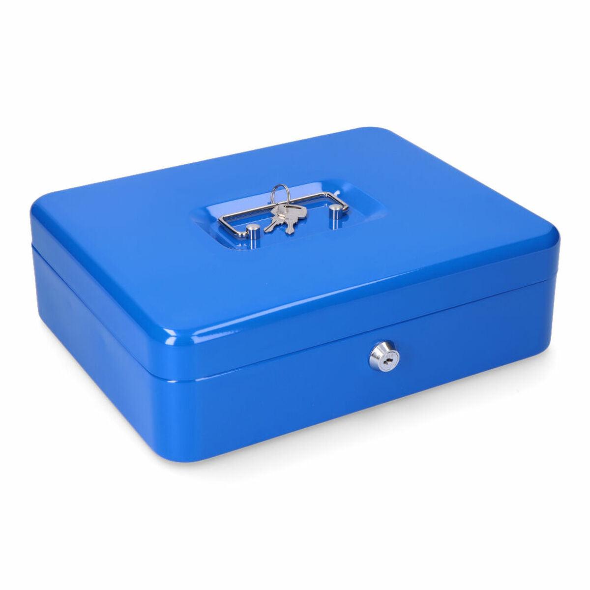 Safe-deposit box Micel CFC09 M13400 Blue Steel 30 x 24 x 9 cm - Sterilamo