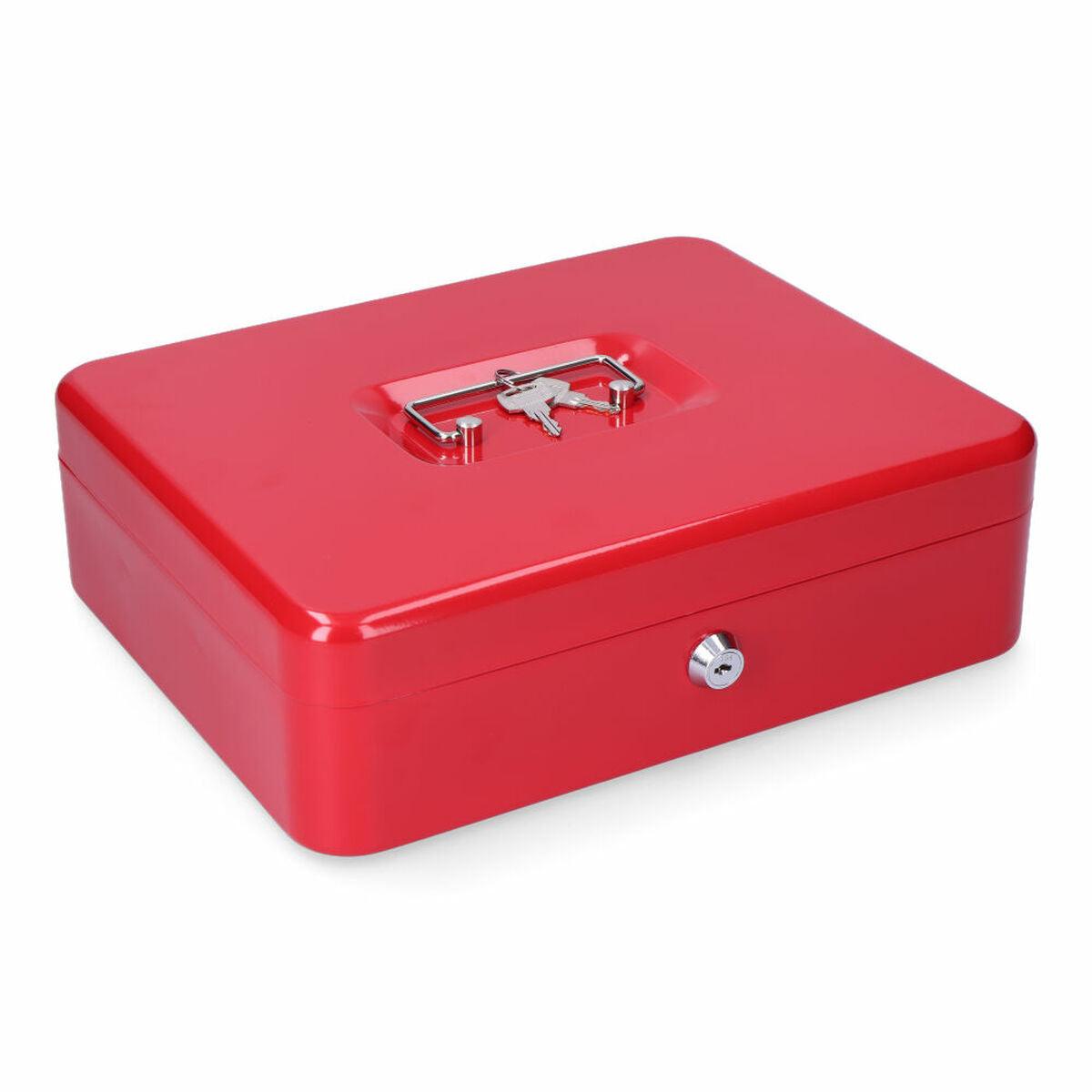 Safe-deposit box Micel CFC09 M13401 Red Steel 30 x 24 x 9 cm - Sterilamo