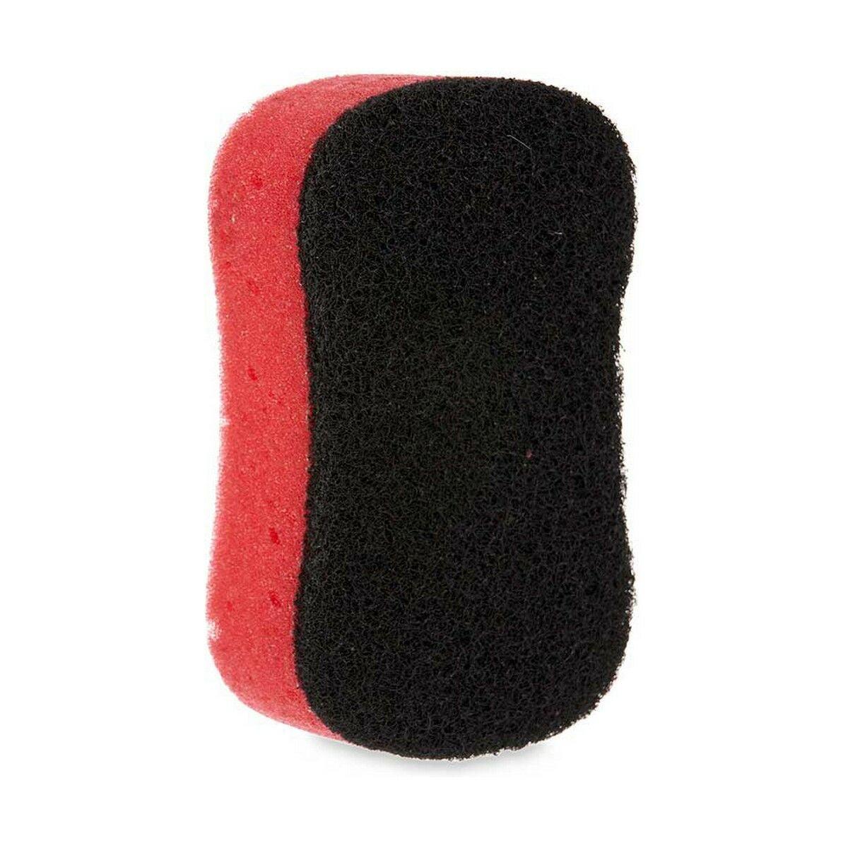 Scourer Foam Red Black Abrasive fibre (40 Units) - Sterilamo
