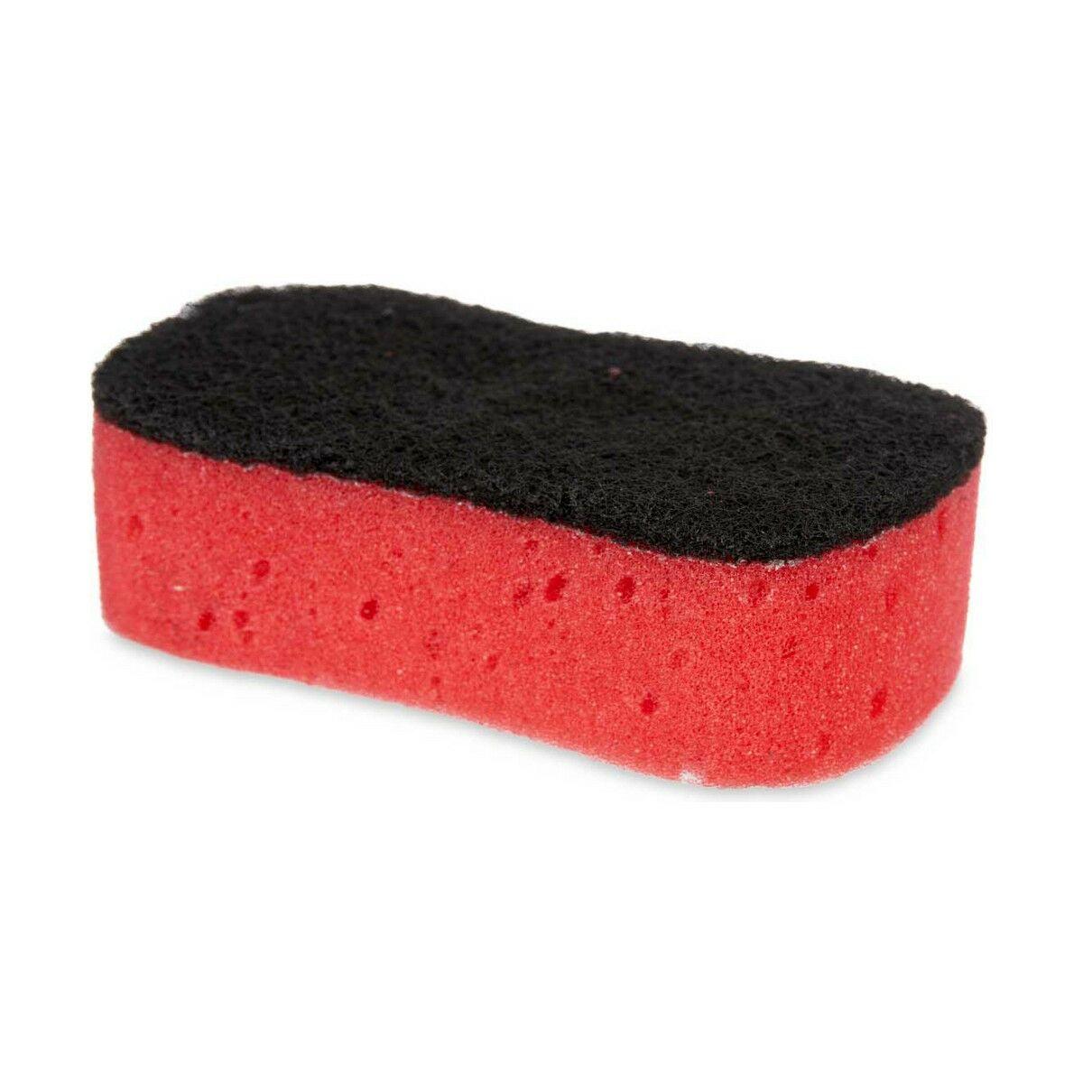 Scourer Foam Red Black Abrasive fibre (40 Units) - Sterilamo