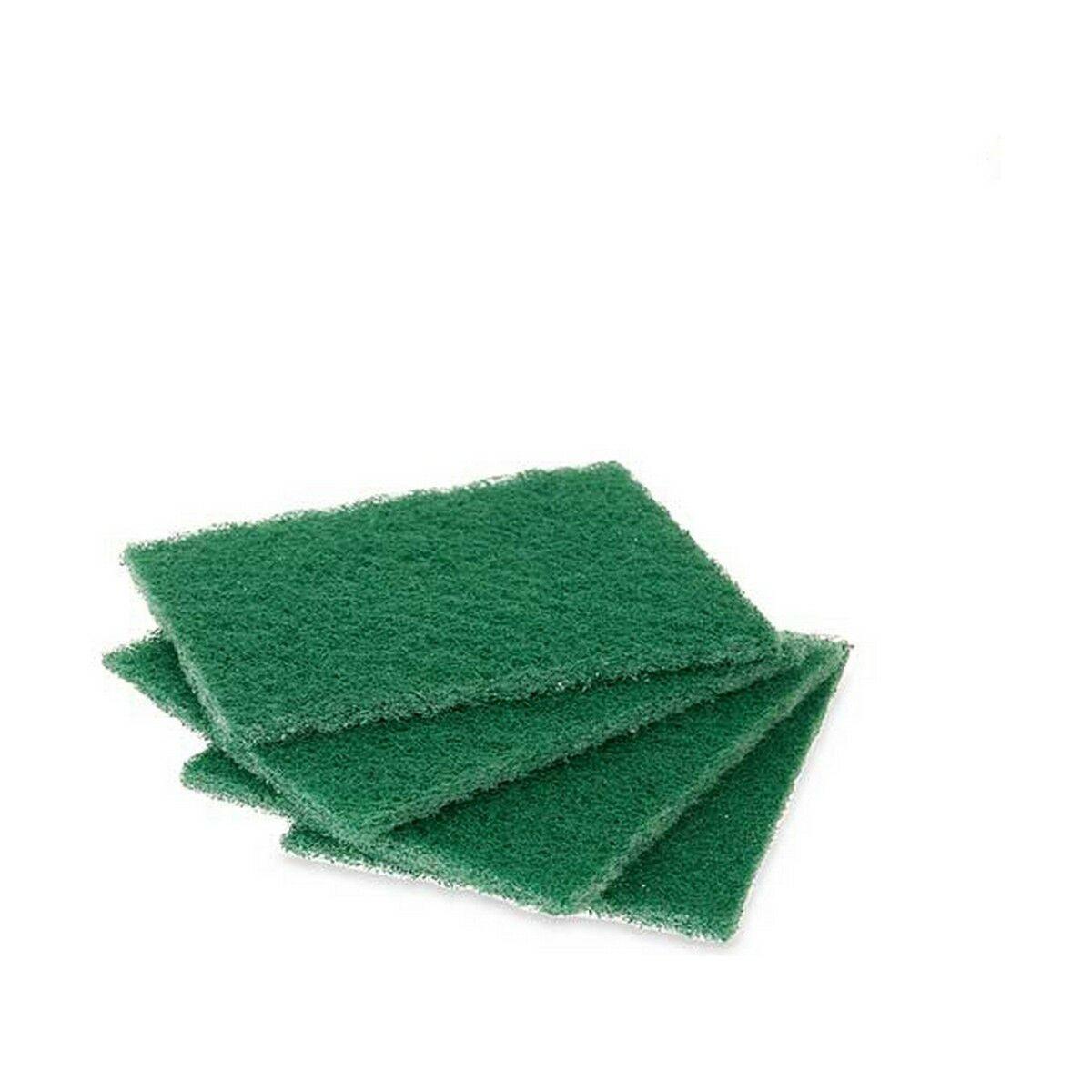 Set of scourers Green Abrasive fibre (22 Units) - Sterilamo