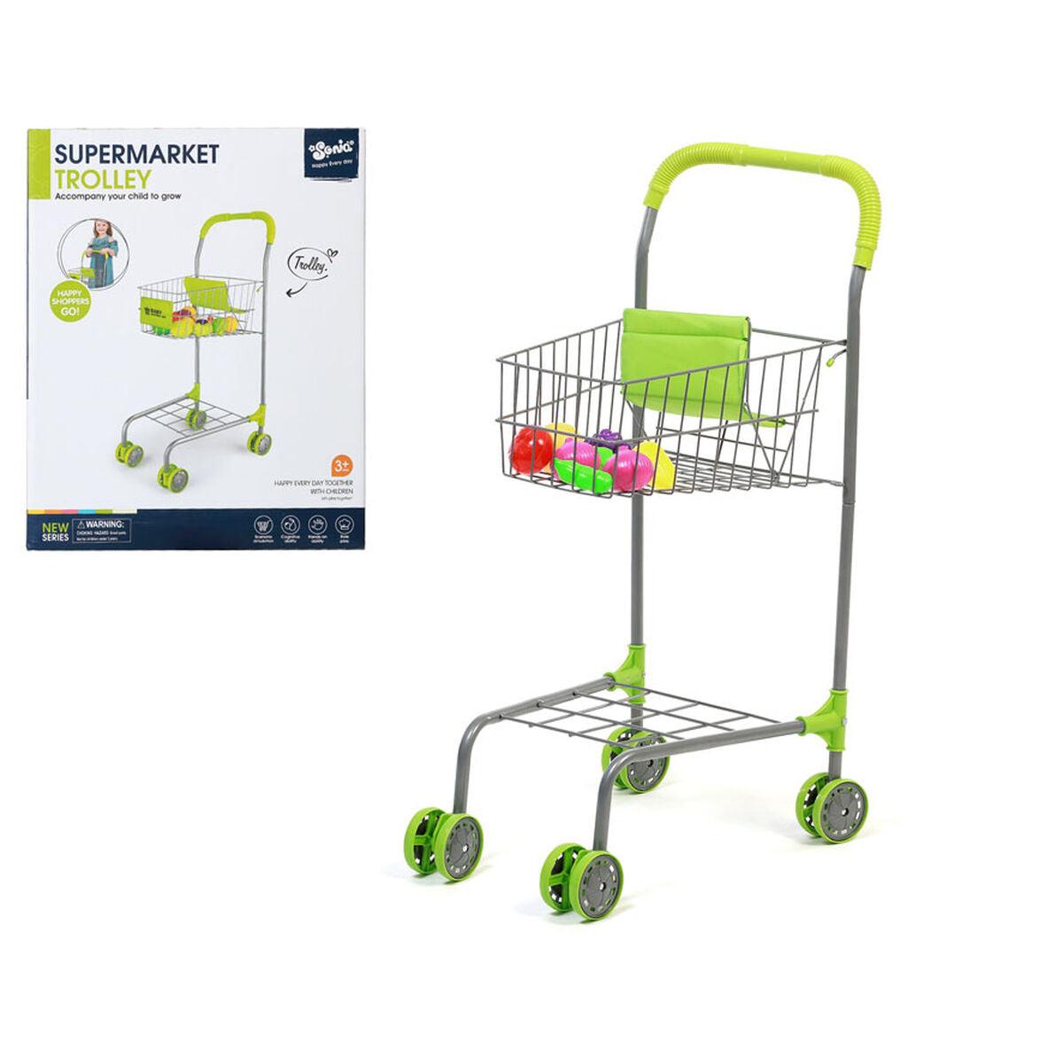 Shopping cart Green Children's 35 x 29 cm - Sterilamo