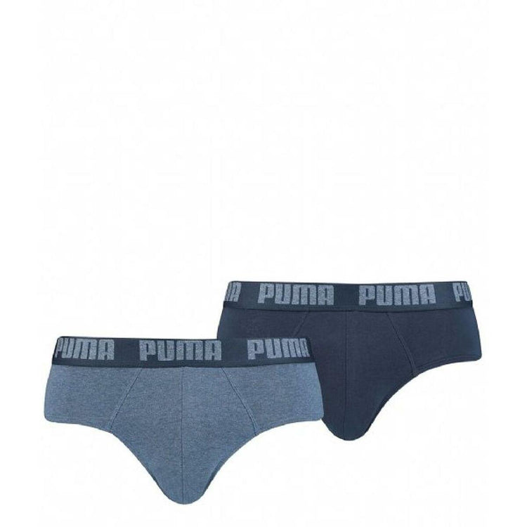 Slips BASIC BRIEF Puma 521030001 006 2 Pieces Blue - Sterilamo